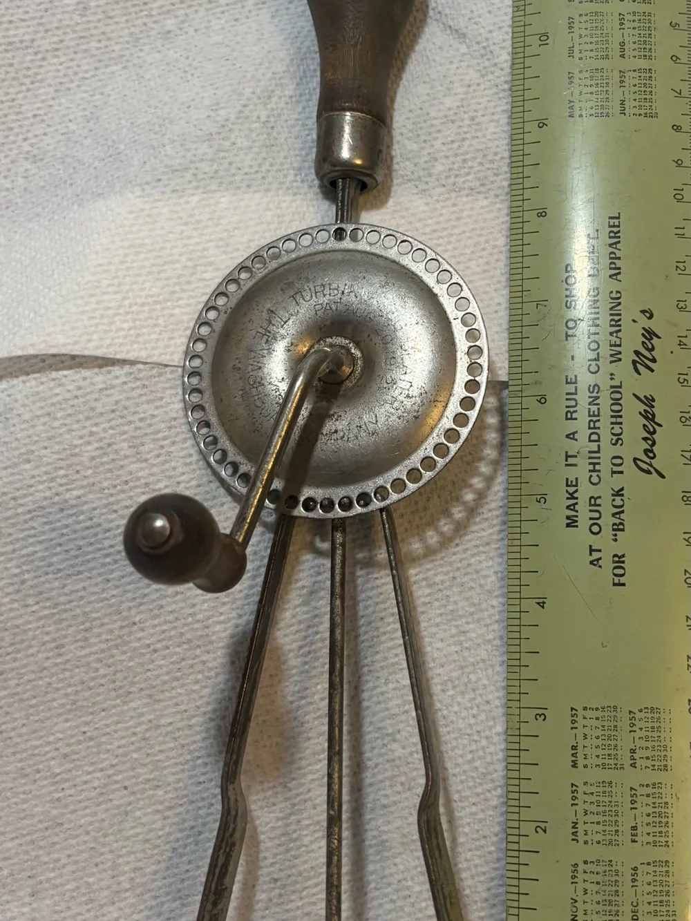 Antique 1912 Turbine Egg Beater – The Washburn Company – Chicago USA